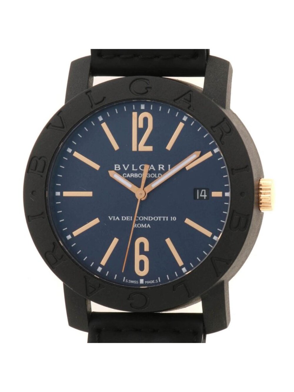 Bvlgari Watch Carbon Blue Automatic
